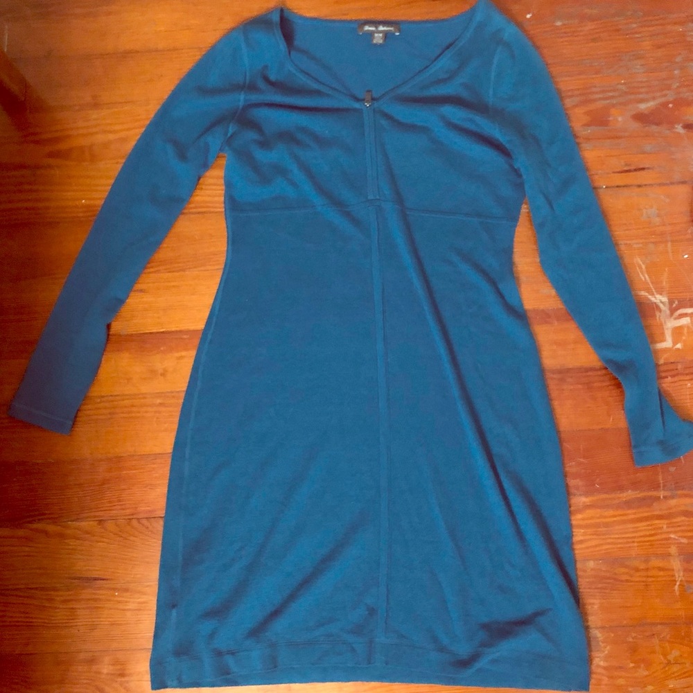 🍀3/$20 Tommy Bahama Teal Sweater Dress